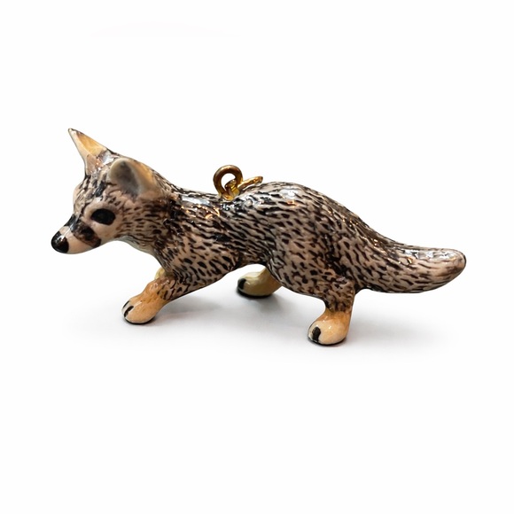 Ceramic Fox Pendant - Picture 1 of 2